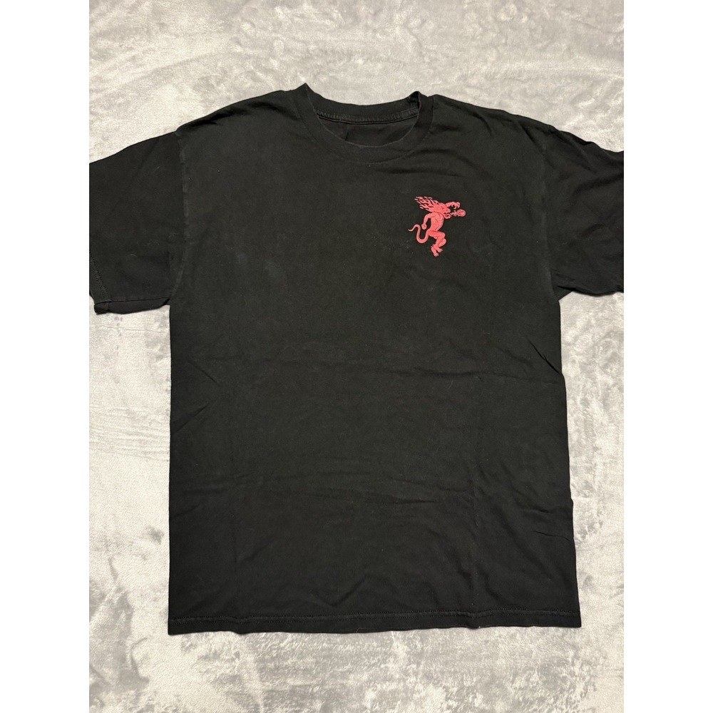 Fireball T-Shirt Mens Large Black Cinnamon Whiskey Bartender Graphic Tee